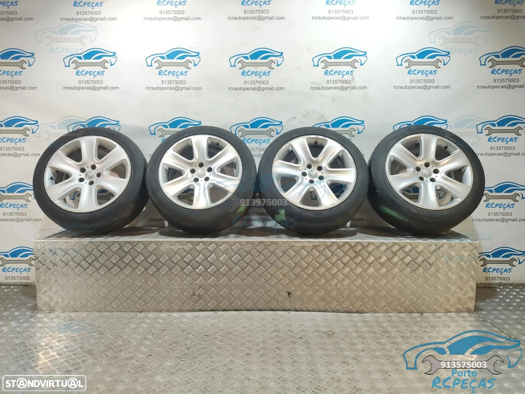 Jantes Originais 18" Jaguar - 5x108 - 8,5J | ET49 - Jante | 18 Polegadas | 8X231007BA | 5 x 108 | 245 45 18 | Conjunto - 2