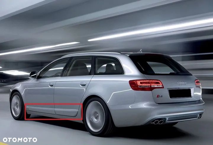 AUDI A6 C6 4F S6 RS6 - LISTWY NA DRZWI 4 SZTUKI PODKŁAD - 14