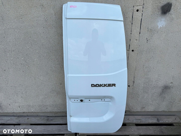 DRZWI TYL TYLNE PRAWE DACIA DOKKER 2012-2021 BARDZO LADNE ORYGINALNE
