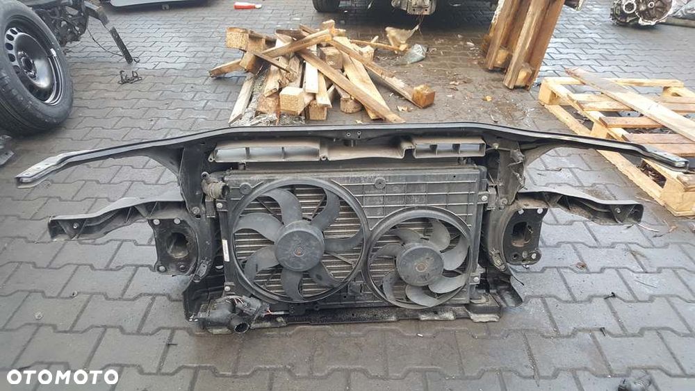 VW PASSAT B6 2.0 FSI 1.6 FSI MPI WZMOCNIENIE PAS PRZEDNI CHŁODNICE BELKA WENTYLATORY KOMPLETNY WYSYŁKA !!! - 2