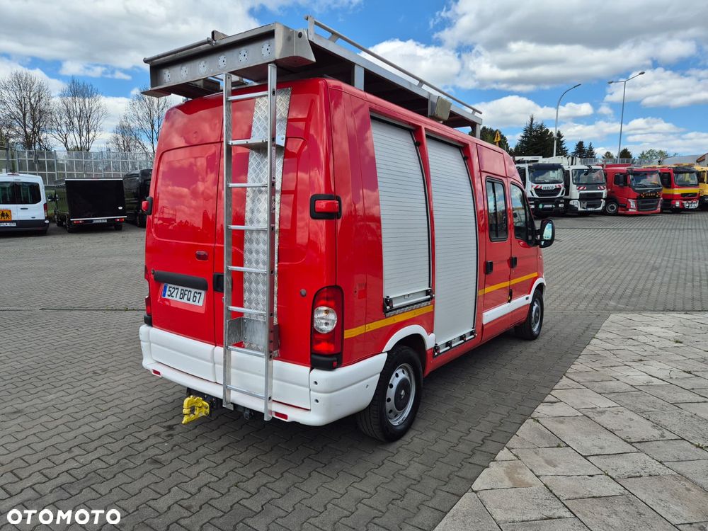 Renault Master 2.5 DCi 120 / STRAŻ POŻARNA / AUTO POŻARNICZE / 4 MIEJSCA / BEZWYPADKOWY / ORYGINALNY PRZEBIEG / DRABINA / ORYGINALNA ZABUDOWA / IDEALNY DO OSP LUB PSP / STAN IDEALNY - 7