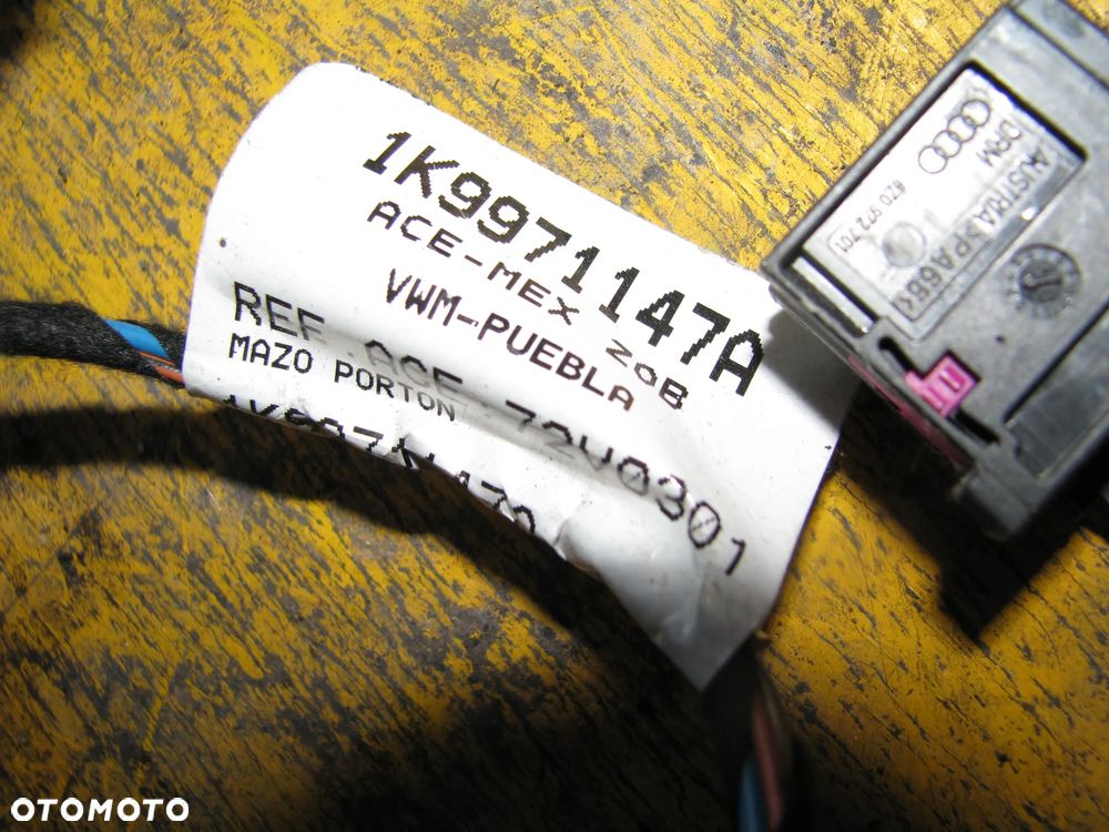 Wiązka elektryczna klapy tylnej 1K9971147A VOLKSWAGEN GOLF VI KOMBI - 2