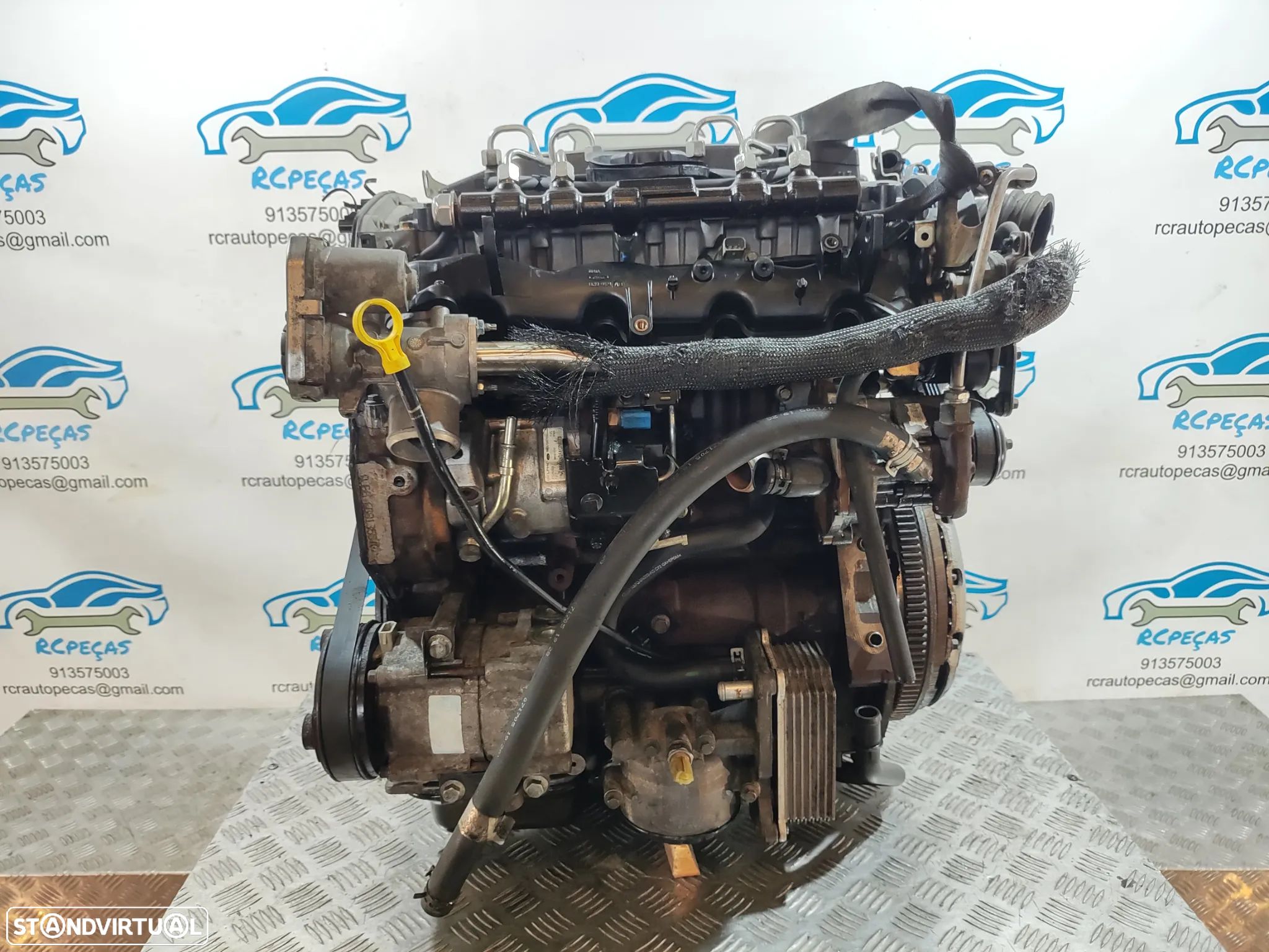 MOTOR COMPLETO 2.2 TDCI 16V 155CV QJBB FORD MONDEO III 3 MK3 TRANSIT SMAX S-MAX MOTOR ARRANQUE BIMASSA ALTERNADOR COMPRESSOR AR CONDICIONADO BOMBA DIRECAO DIREÇÃO TURBO INJETOR INJETORES - 1