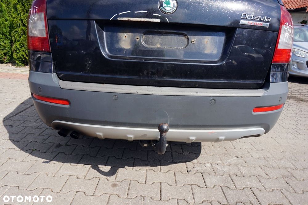 ZDERZAK TYLNY PDC OCTAVIA II 1Z5 LIFT KOMBI 9910 PDC SCOUT CZARNY SKODA 2008-2013 - 1