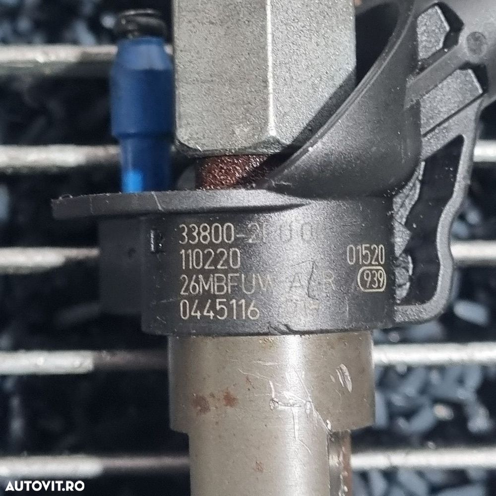 Injector Hyundai Santa Fe 2 Facelift 2.2 Diesel 2009 - 2012 197CP D4HB Euro5 (1400) ... - 4