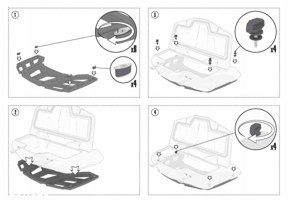 Kufer GKA tesseract Can-am outlander 650 1000 XTP - 7