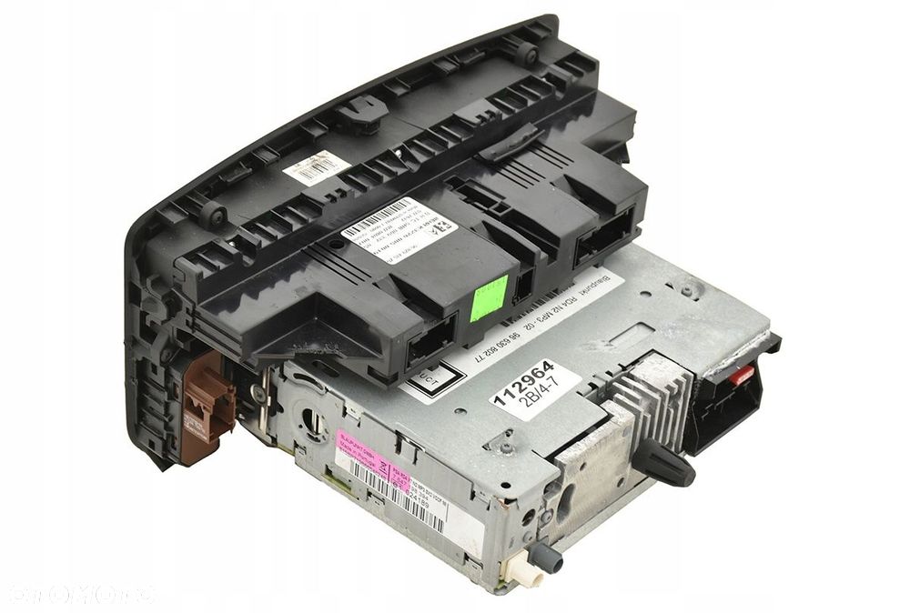 radio cd mp3 citroen * c5 iii panel klimy 96829415 - 2
