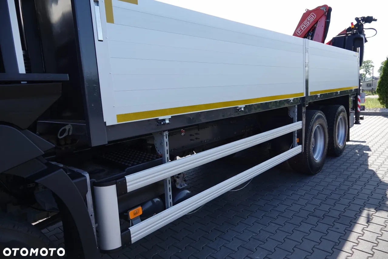 Renault C 380 / 6X4 / SKRZYNIOWY 6.4 M / + HDS FASSI F175A / MAX UDŹWIG 7 535 KG / WYSÓW 12.3 M / ROTATOR / STEROWANIE RADIOWE / OPONY 100 % / SPROWADZONY - 14