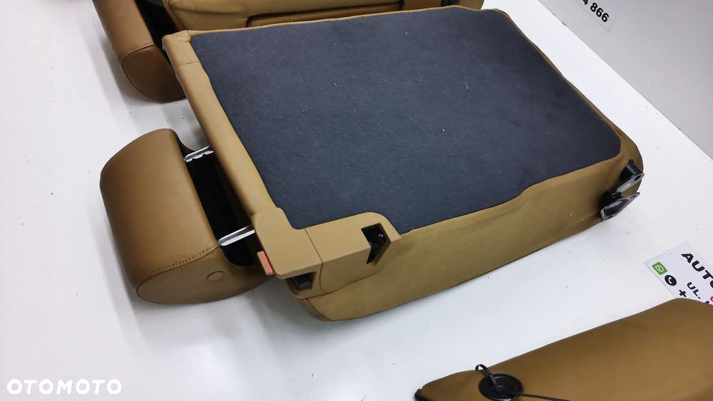 Audi A6 C6 Sedan Kanapa Oparcie Boczki Pasy Brąz - 9