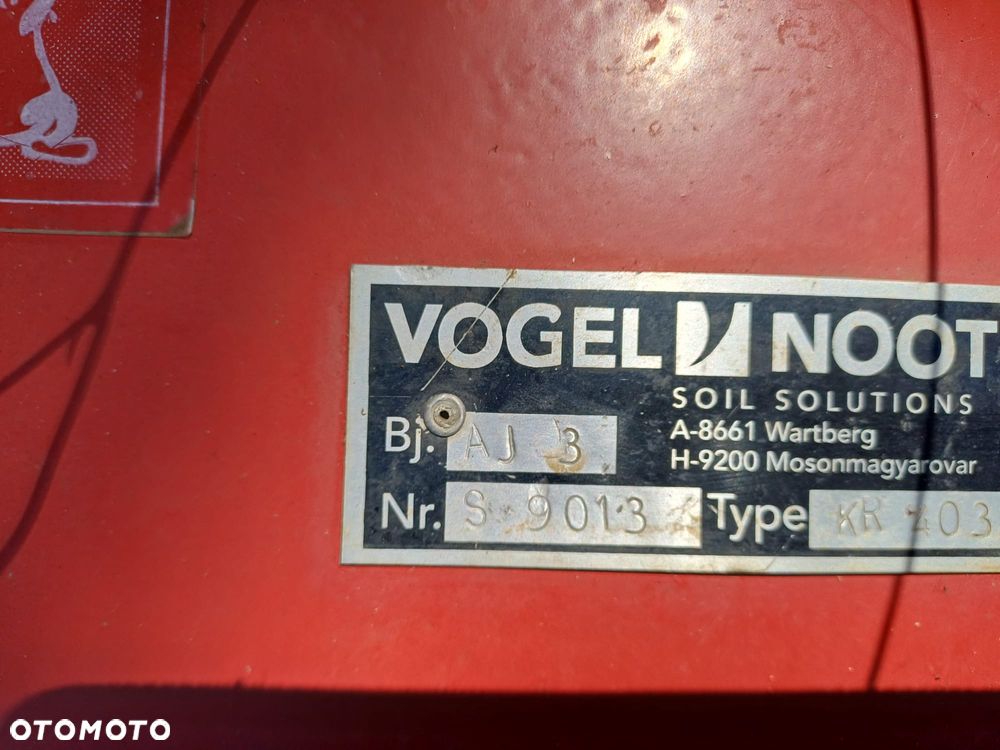 Części brony wirowej Vogel & Noot KR 403 ,rotor,koło zębate,trzymak noży. wałek,przekładnia, - 2