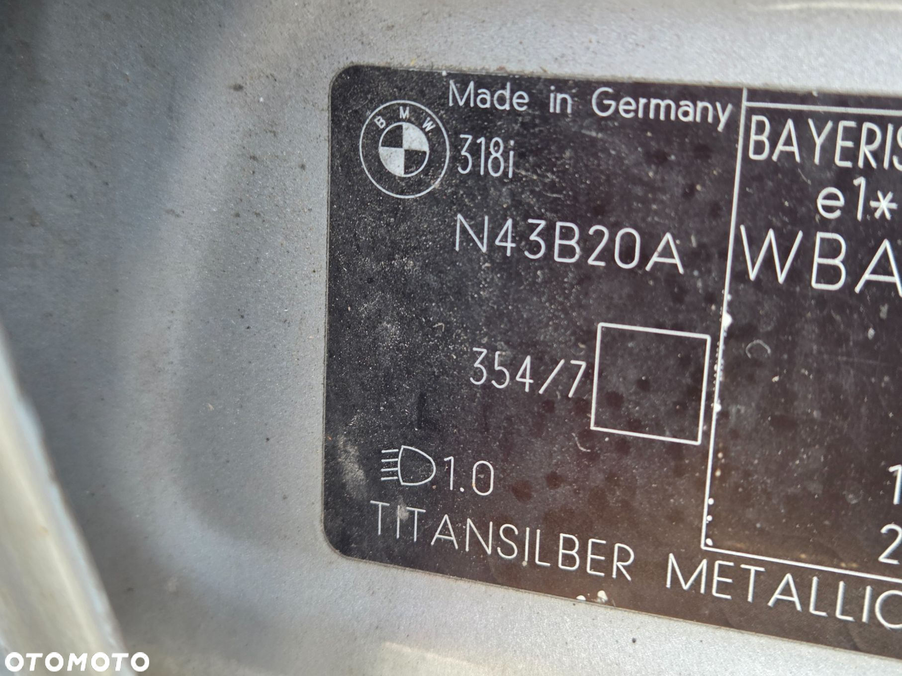 SILNIK BMW E90 E91 N43B20A - 2