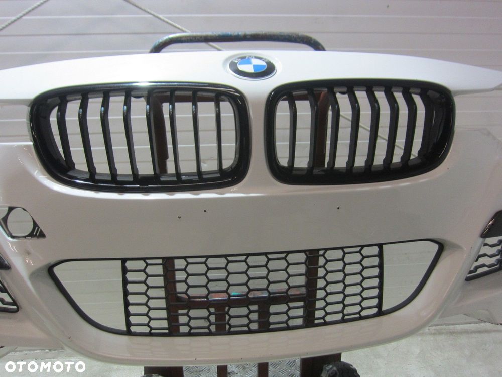 BMW 3 F30 ZDERZAK PRZEDNI PRZÓD M-PAKIET BIAŁY A300 ALPINWEISS 51118067951 - 3