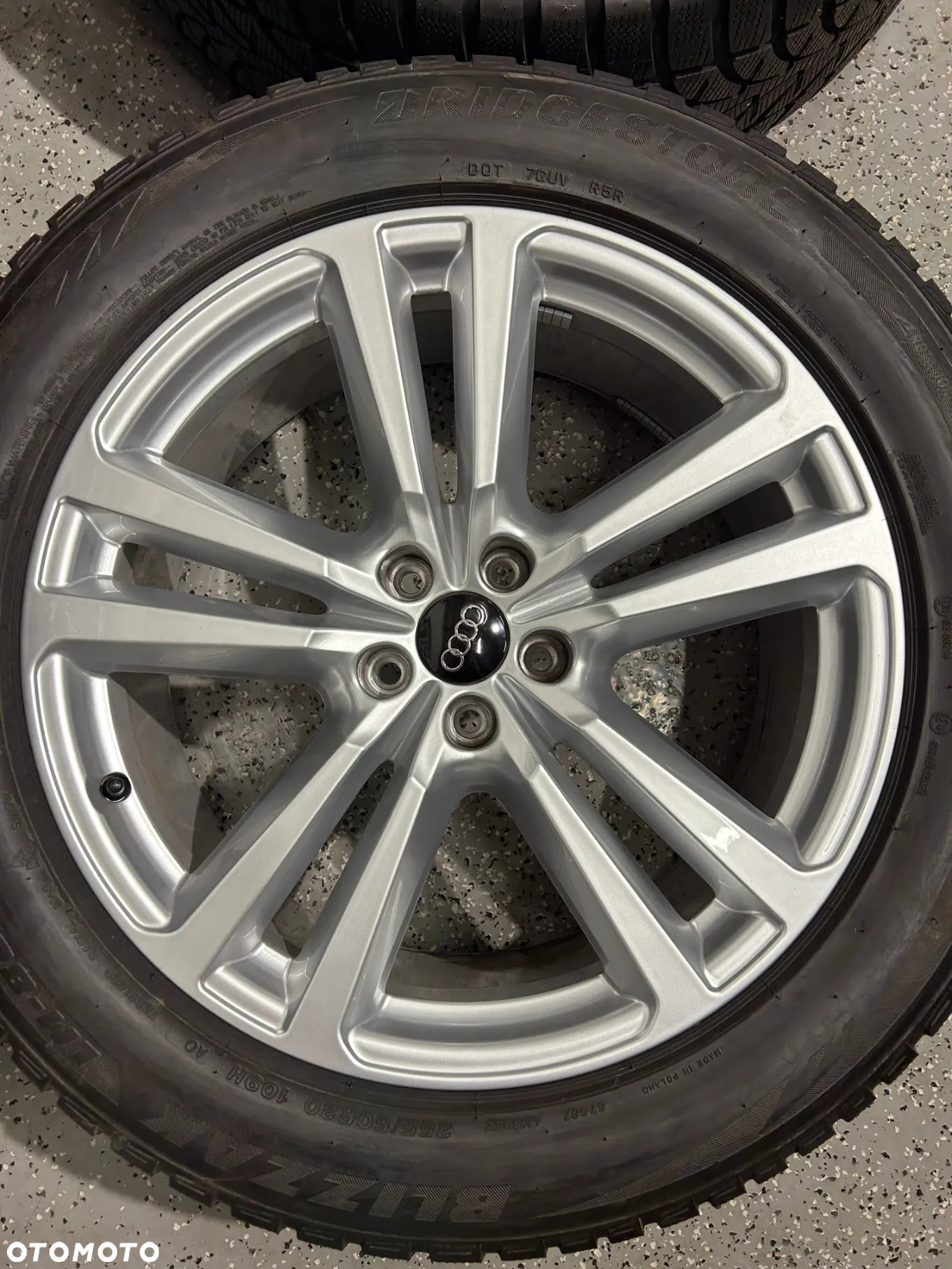 Oryginalne KOŁA FELGI 20 AUDI SQ7 Q7 4M Q8 4M8 Bridgestone 255/50R20 2023r 7,5mm jak NOWE - 6