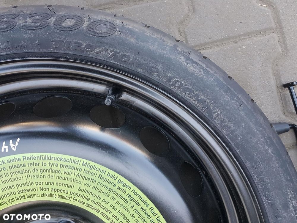 AUDI A4 B8 08-16r A5 8T KOŁO DOJAZDOWE 19 5X112 LEWAREK - 6