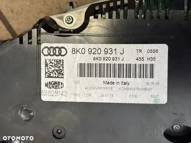 LICZNIK ZEGARY AUDI A4 B8 DIESEL 8K0920901B 8K0920931J - 8