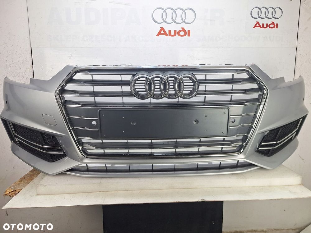 ZDERZAK AUDI S4 A4 S-LINE B9 8W 2017-2019 GRILL ATRAPA PRZED LIFTEM ASO - 2