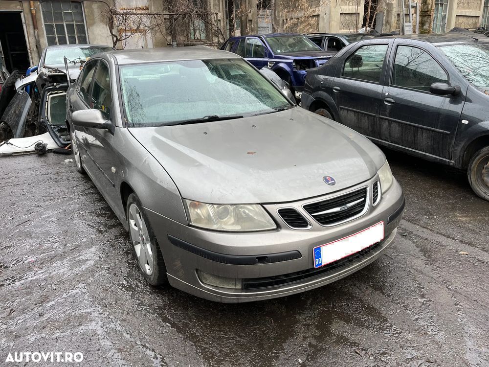 Capota fata motor Saab 93 2006 gri inchis - 1