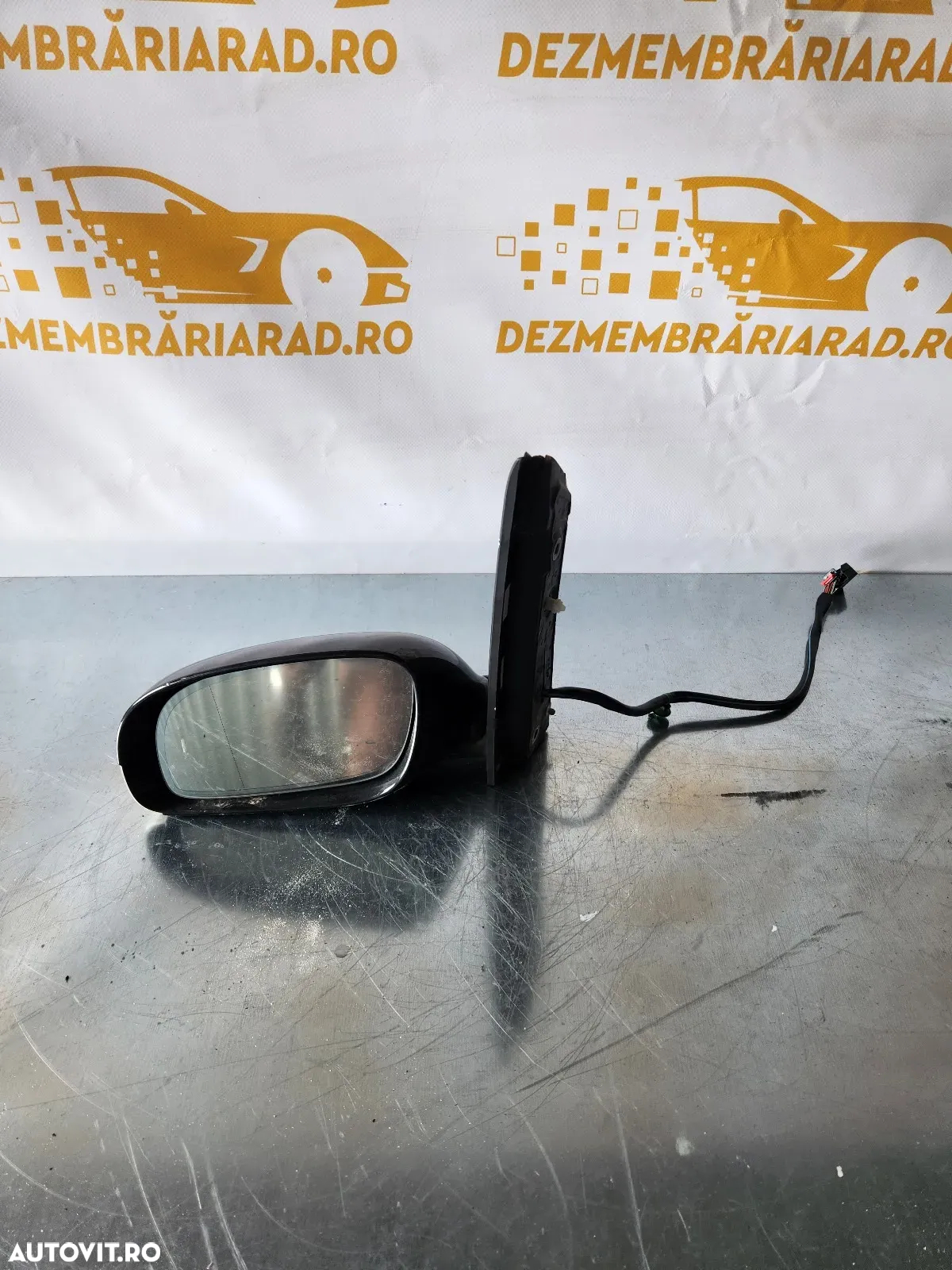 Oglinda Stanga Vw Touran Electrica Volan Stanga Cu 9 Fire La Mufa - 3