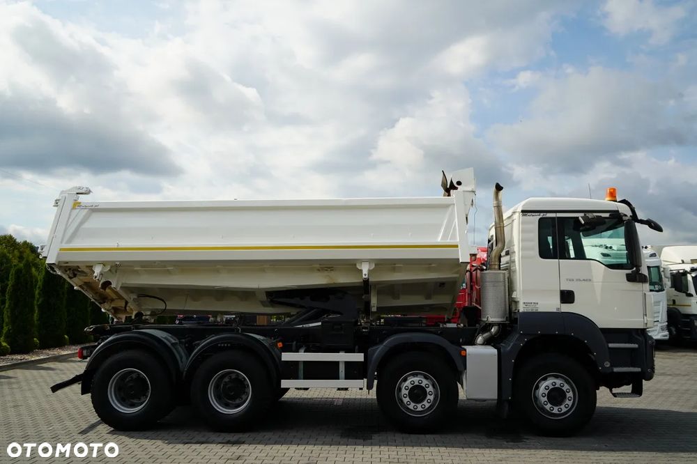 MAN TGS 35.420 / 8X4 / WYWROTKA 2 STRONNA / MEILLER KIPPER / HYDROBURTA / AUTOMAT / EURO 6 - 13
