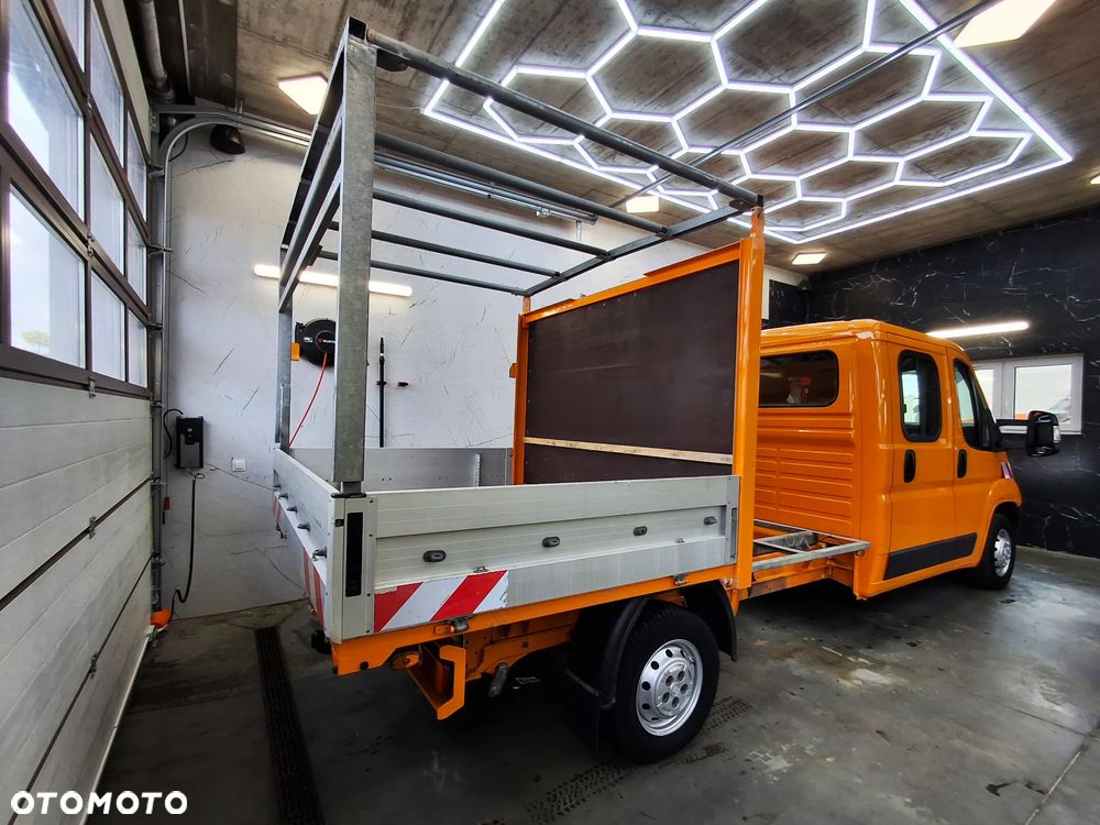 Fiat Ducato LIFT 2015r Automatyczna Skrzynia Biegów Brygadówka Doka Dubel Kabina Światła LED Hak Służba Autostradowa Służba Drogowa - 6