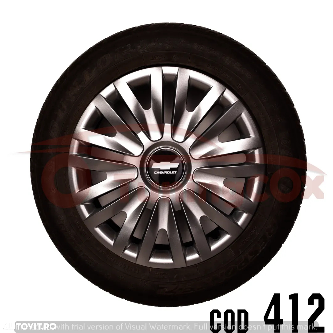 Capace roti CHEVROLET r16  la set de 4 buc ,Capace janata aliaj - 6