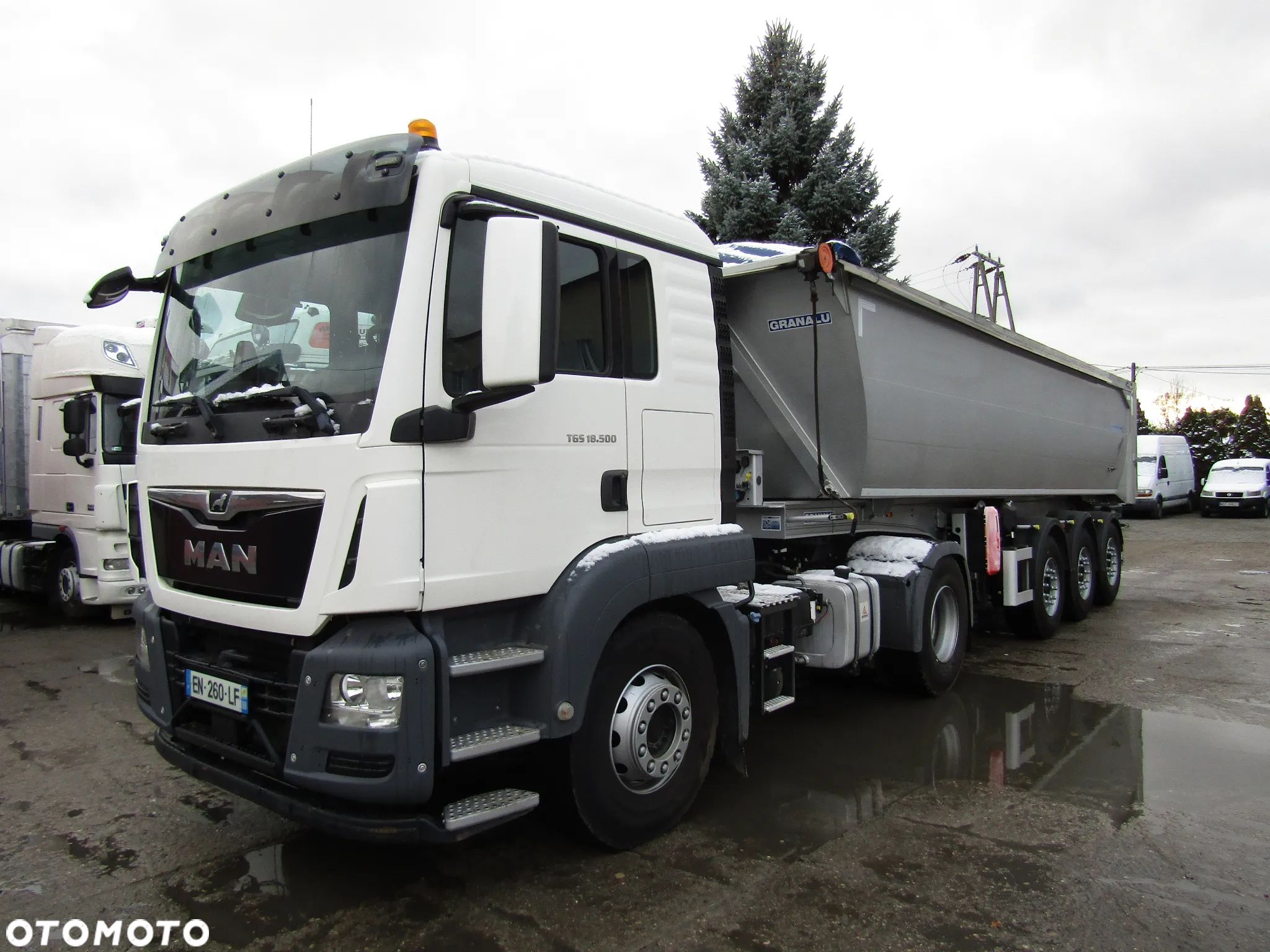Granalu S3NA10 / 27m3 / ALUMINIOWA / OŚ PODNOSZONA / 5,1T - 1
