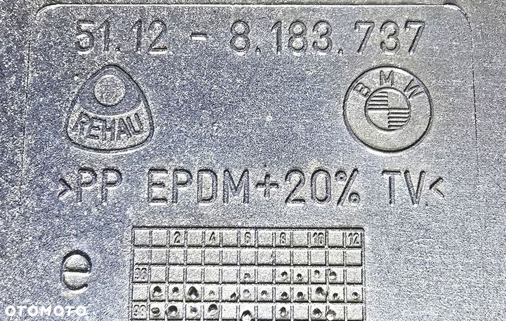 zderzak tył tylni pdc zaślepka haka komplet bmw e39 turing kombi 8183737 - 6