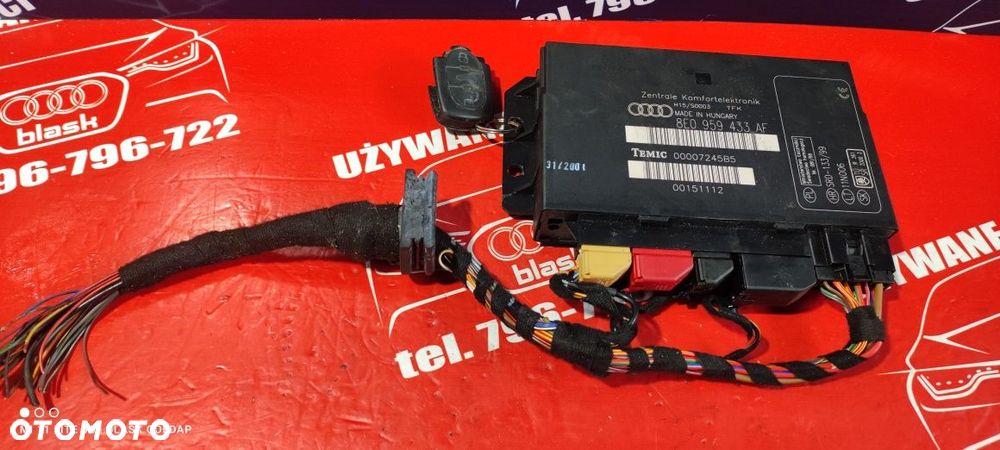 Moduł Komfortu z Pilotem Audi A4 B6 1.9 130 Kombi 01 Blask Gołdap - 7