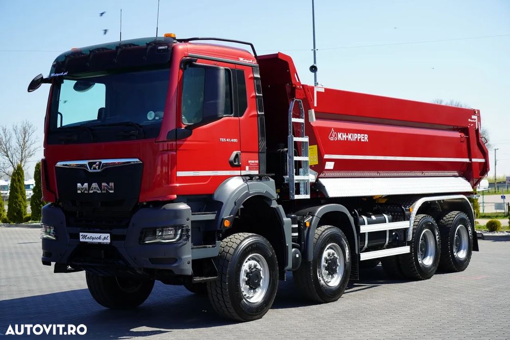 MAN TGS 41.480 / 8X6 / BASCULATOR / AUTOMAT / NOU-NOUȚ / ECHIPAMENTE FOARTE BOGATE / - 9