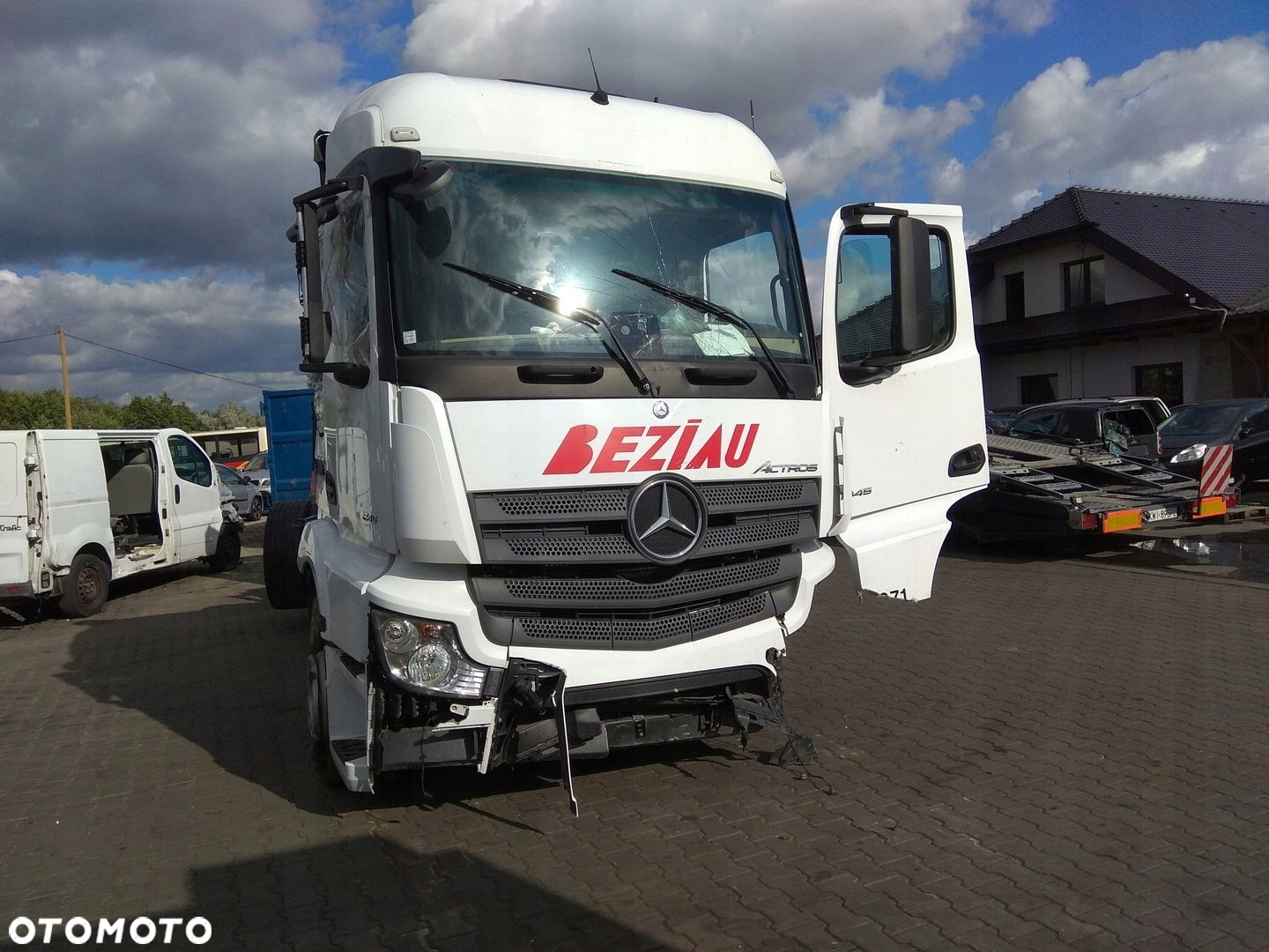 MB ACTROS MP4 1845 BELKA OŚ ZWROTNICA PIASTA PRZÓD - 14