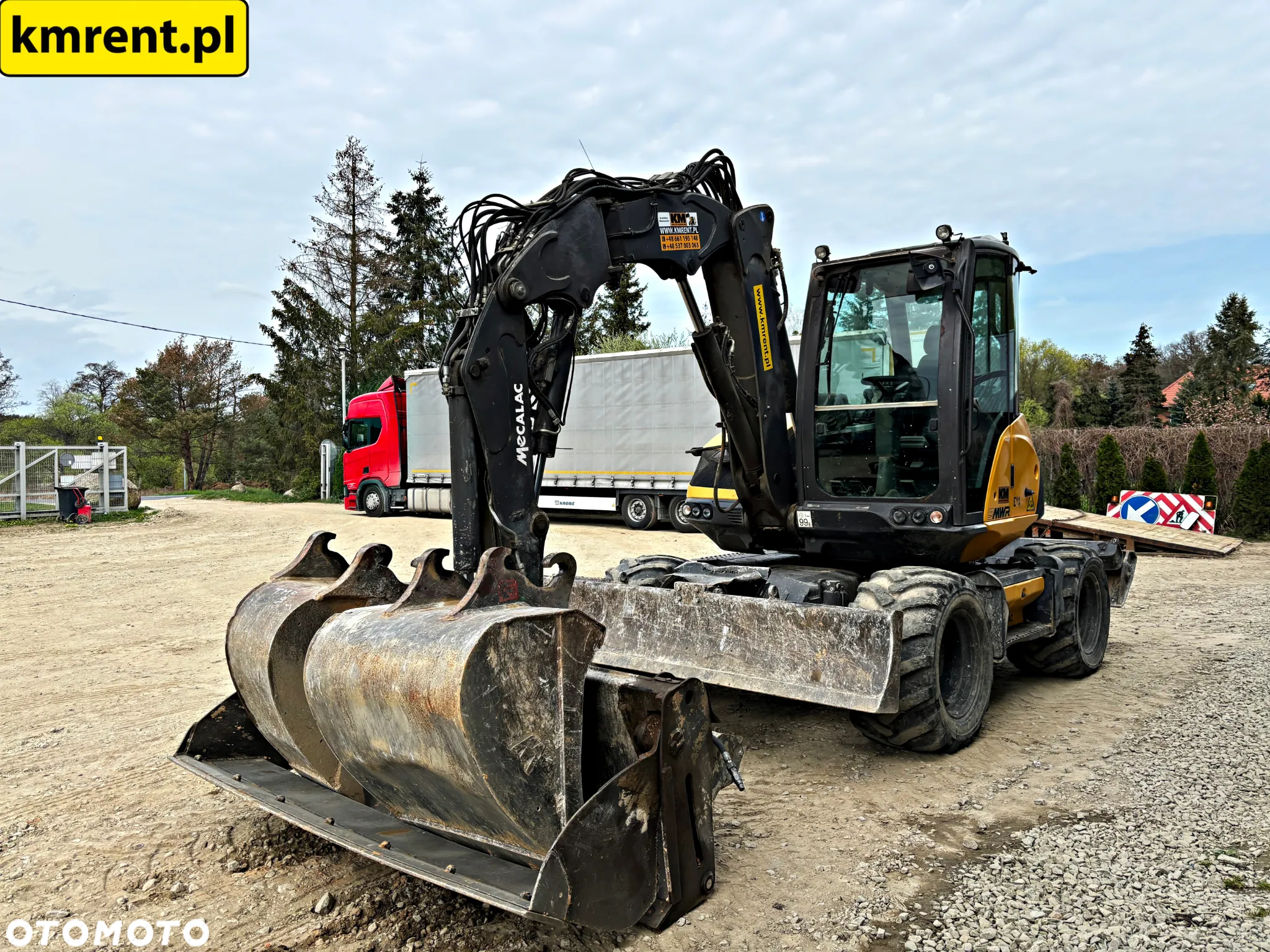 Mecalac 9 MWR KOPARKA KOŁOWA 2019R. | MECALAC 11 KOMATSU PW 98 TEREREX TW 95 110 WACKER NEUSON 100 YANMAR - 10