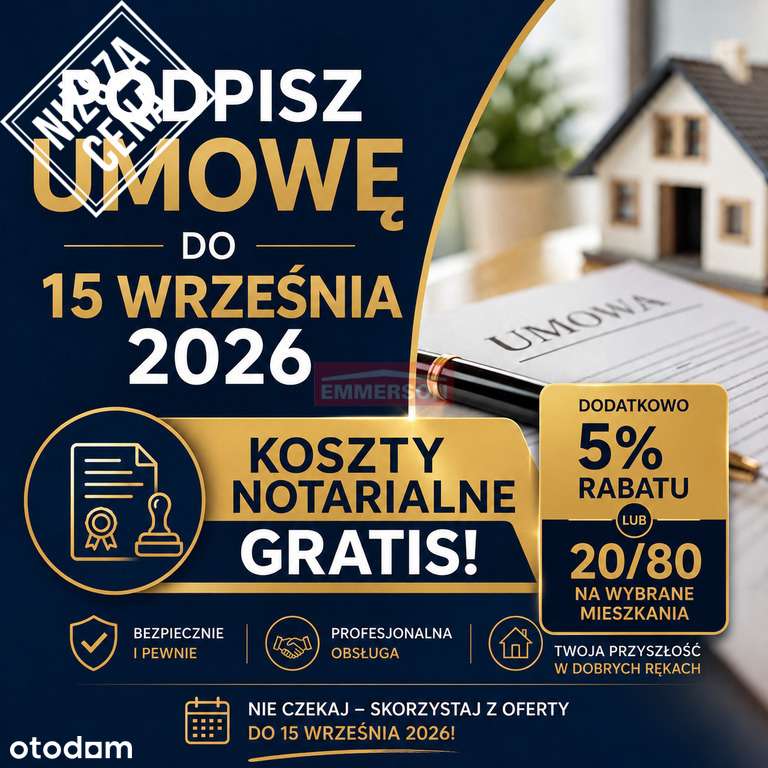 OFERTA SPECJALNA! Mieszkanie objęte 5 % rabatem!