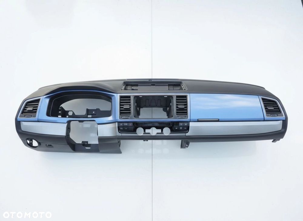 VW T6 MULTIVAN dekor dekory listwy ozdobne osłona konsoli NIEBIESKI BLUE - 3