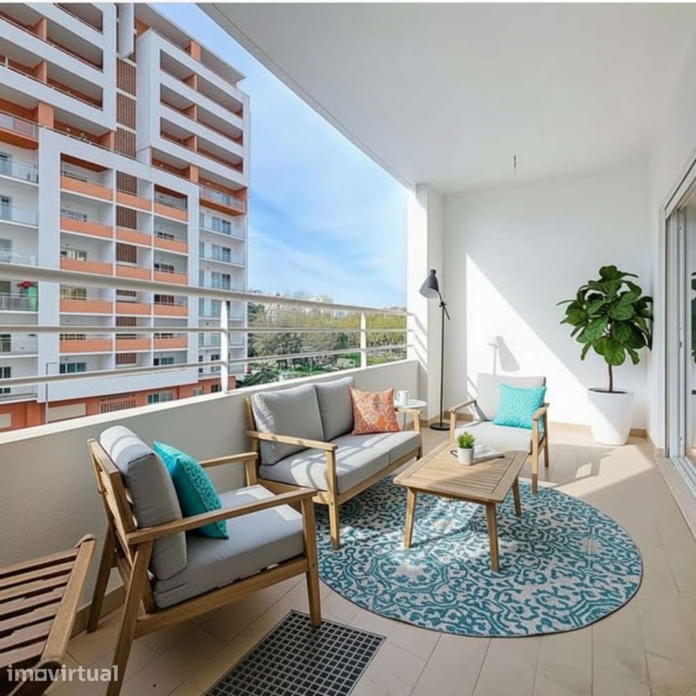 2-Bedroom Apartment with Pool and Terrace in Portimão - Grande imagem: 3/6
