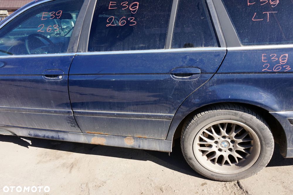 DRZWI TYLNE LEWE 5 E39 KOMBI 263  GRANATOWY BMW 1995-2000 - 2