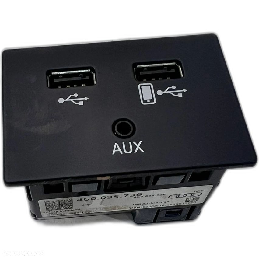 GNIAZDO PORT USB AUX AUDI A6 C7 4G0035736 - 1