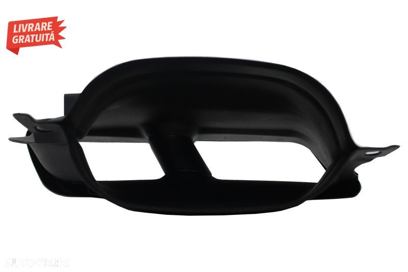 Difuzor Bara Spate cu Ornamente tobe Negre Mercedes C-Class W205 S205 (2014-2020) - livrare gratuita - 12