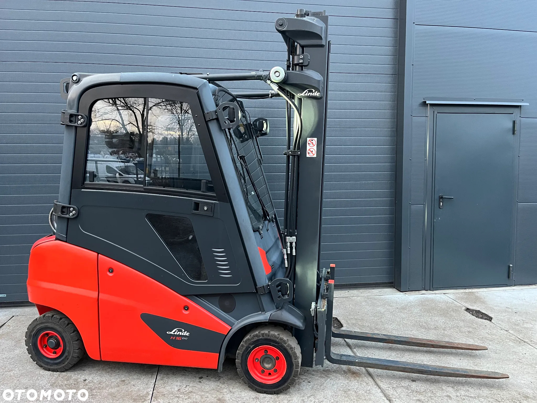 Linde H16-T Gaz LPG, Pełna kabina, Przesuw boczny, maszt Standard - 2