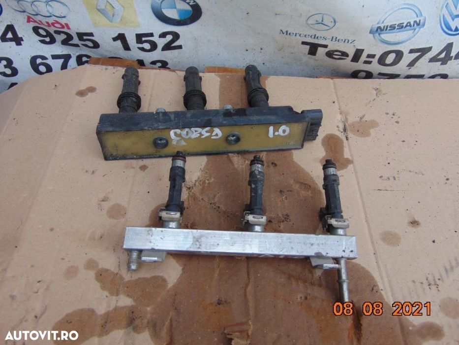 Rampa injectoare opel Corsa d motor 1.0 dezmembrez corsa d - 1