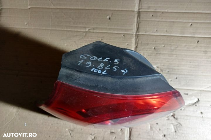 Lampa stop stanga pe aripa Volkswagen VW Golf 5  [din 2003 pana  2009] seria Plus minivan 1.4 TSI D - 2
