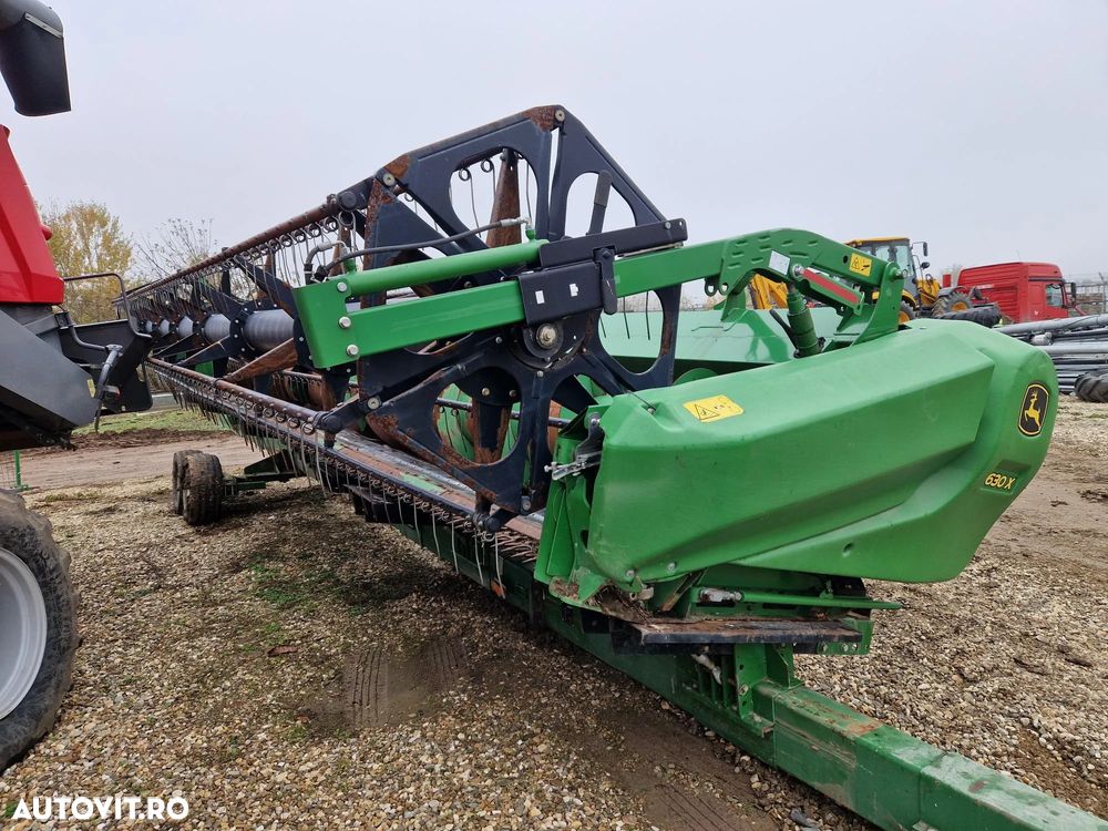 John Deere 630X HEADER PAIOASE si CARUCIOR TRANSPORT  ZURN SWW500-630X - 4