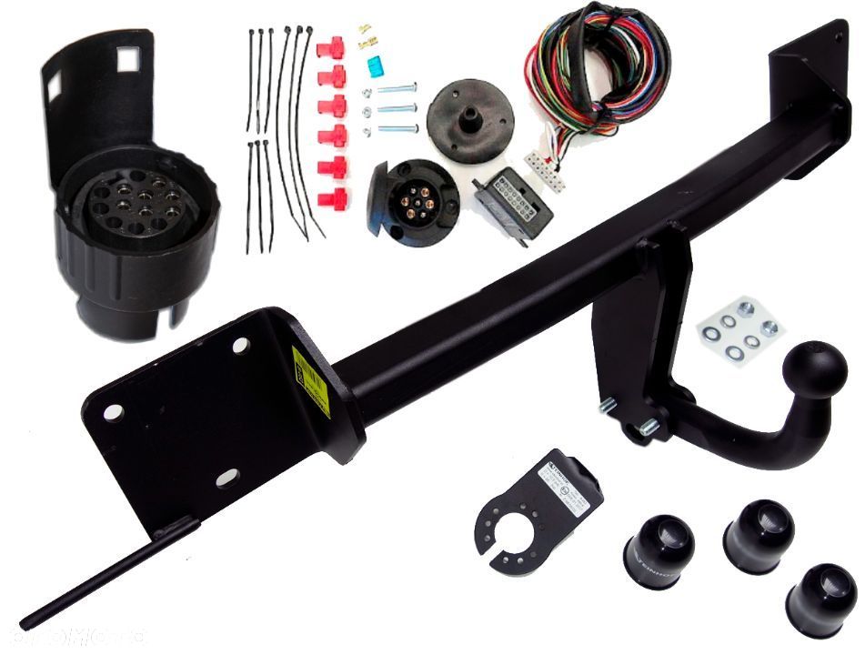 BMW X1 E84 od 2009 do 2015 POLSKI STEINOF HAK HOLOWNICZY + MODUŁ + WIĄZKA 7PIN/13P - 1