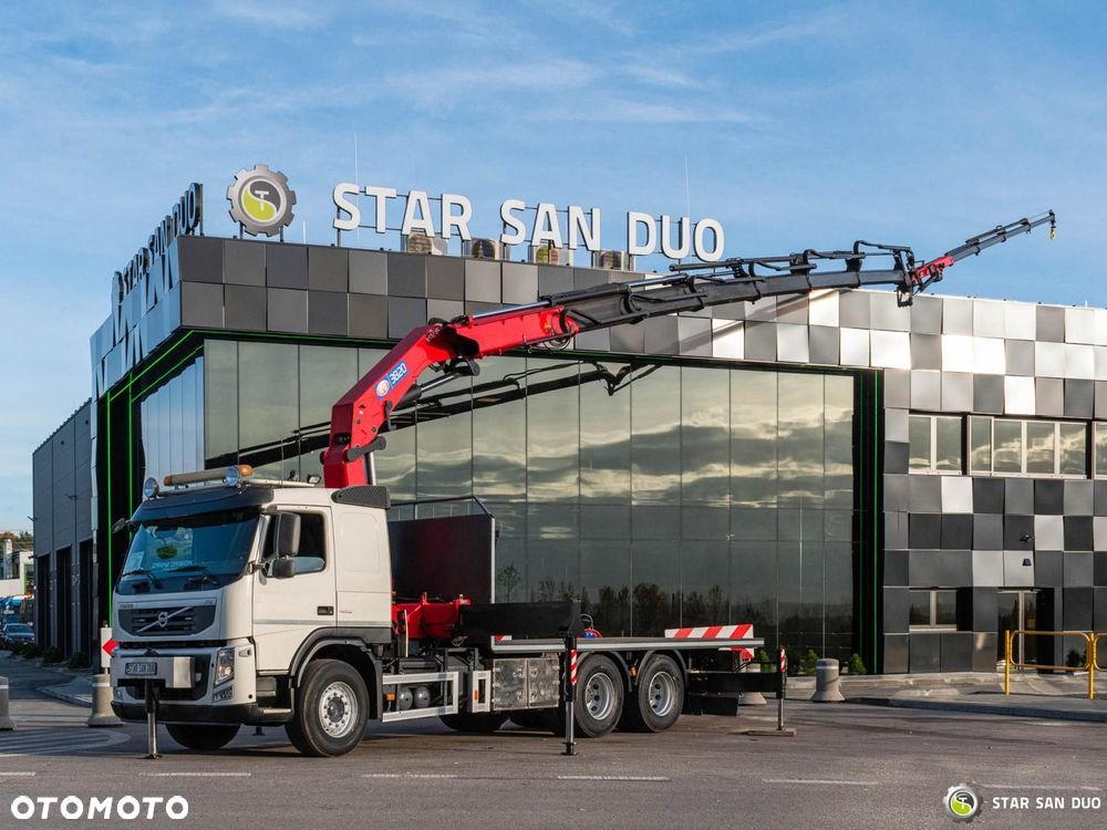 Volvo FM 420 6x2 HMF 3820-K6 Fly Jib Hds Żuraw