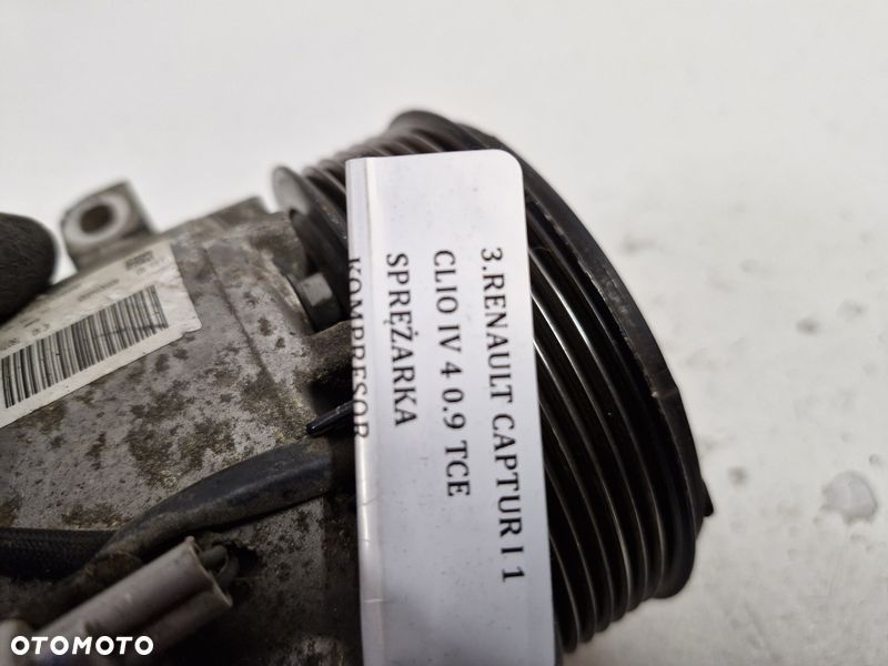 RENAULT CAPTUR I 1 CLIO IV 4 0.9 TCE SPRĘŻARKA KOMPRESOR KLIMATYZACJI 926007741R - 7