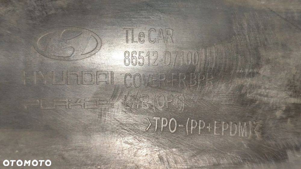 HYUNDAI TUCSON III 2015- SPOILER DOKŁADKA ZDERZAKA PRZEDNIEGO 86512-D7100 - 18
