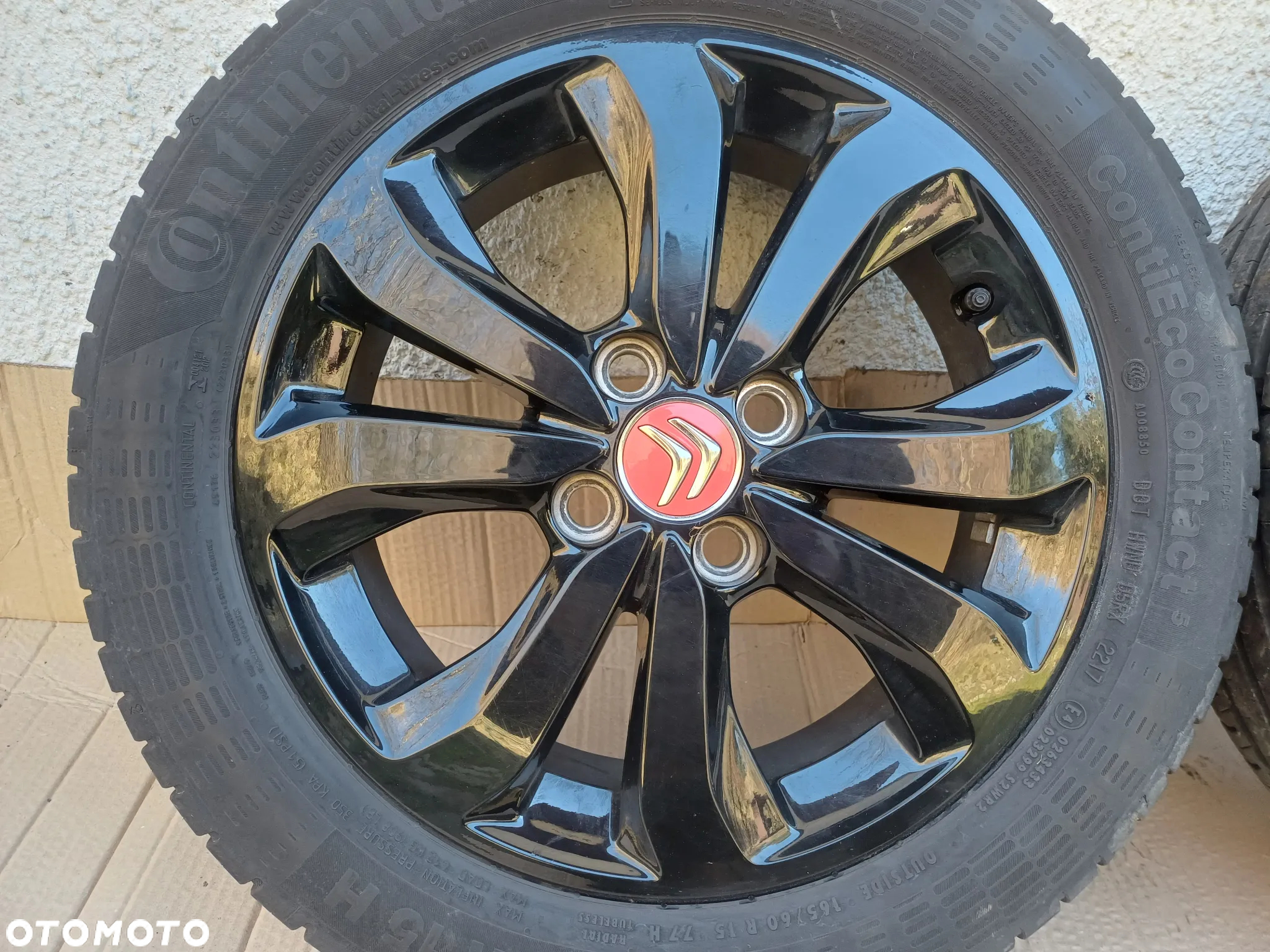 Felgi aluminiowe koła peugeot 108 Citroen C1 II AYGO II 165/60r15 Continental - 14