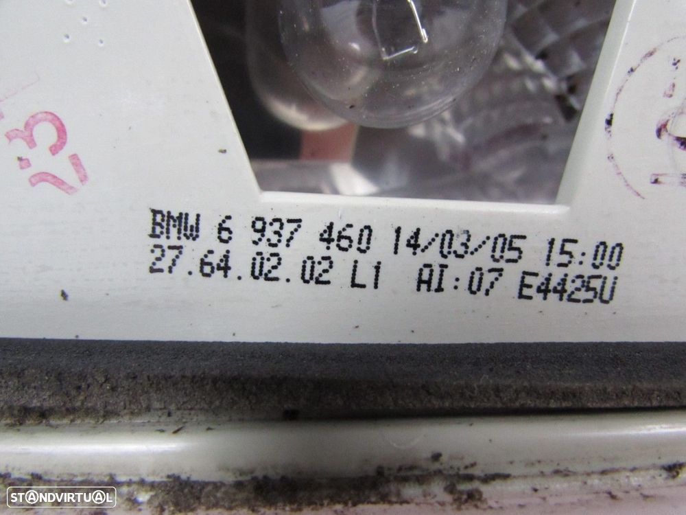 Farolim da mala Direito Seminovo/ Original BMW 3 (E90) 63216937460 - 4