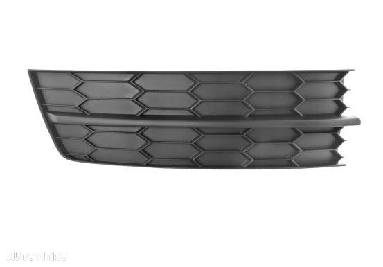 Grila bara Skoda Rapid (Nh), 05.2017-, Fata, partea Dreapta, fara gaura proiector, Aftermarket - 1