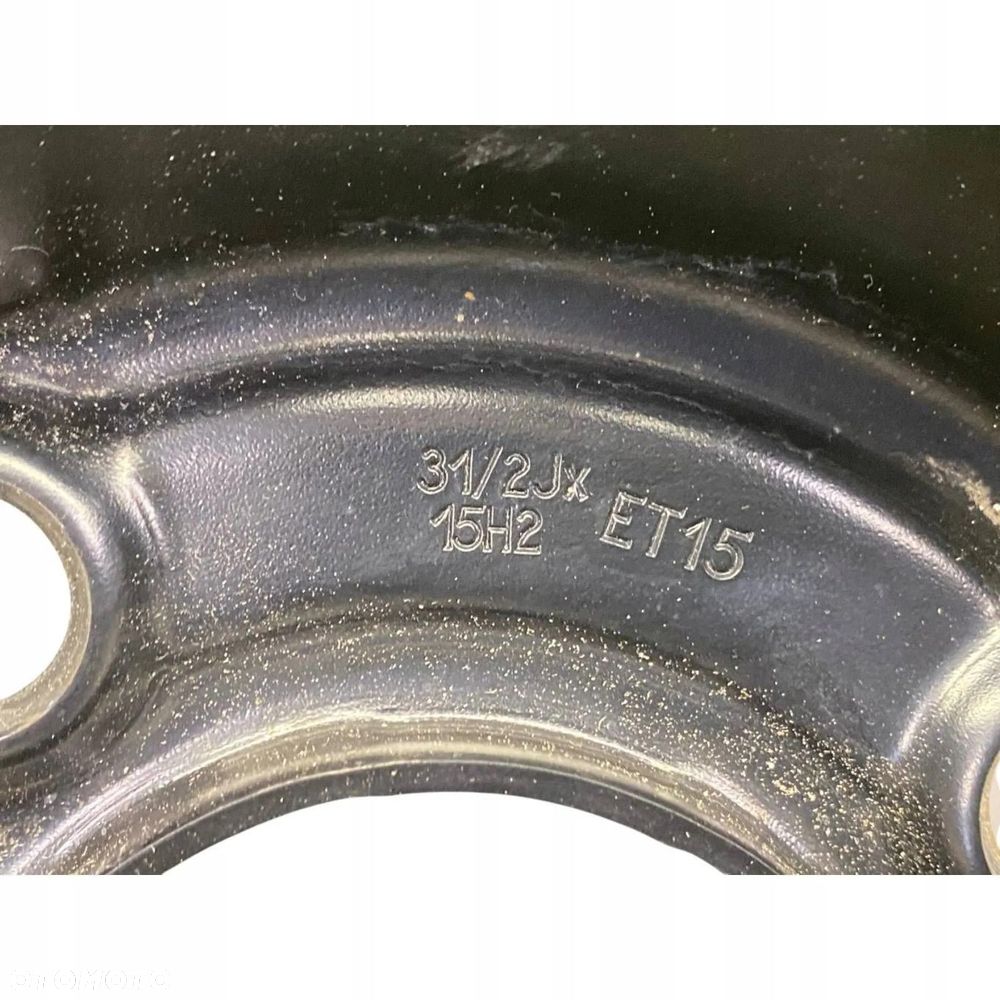 KOŁO DOJAZDOWE PEUGEOT 207 CITROEN C3 125/80R15 4X108 2150753 ET15 - 10