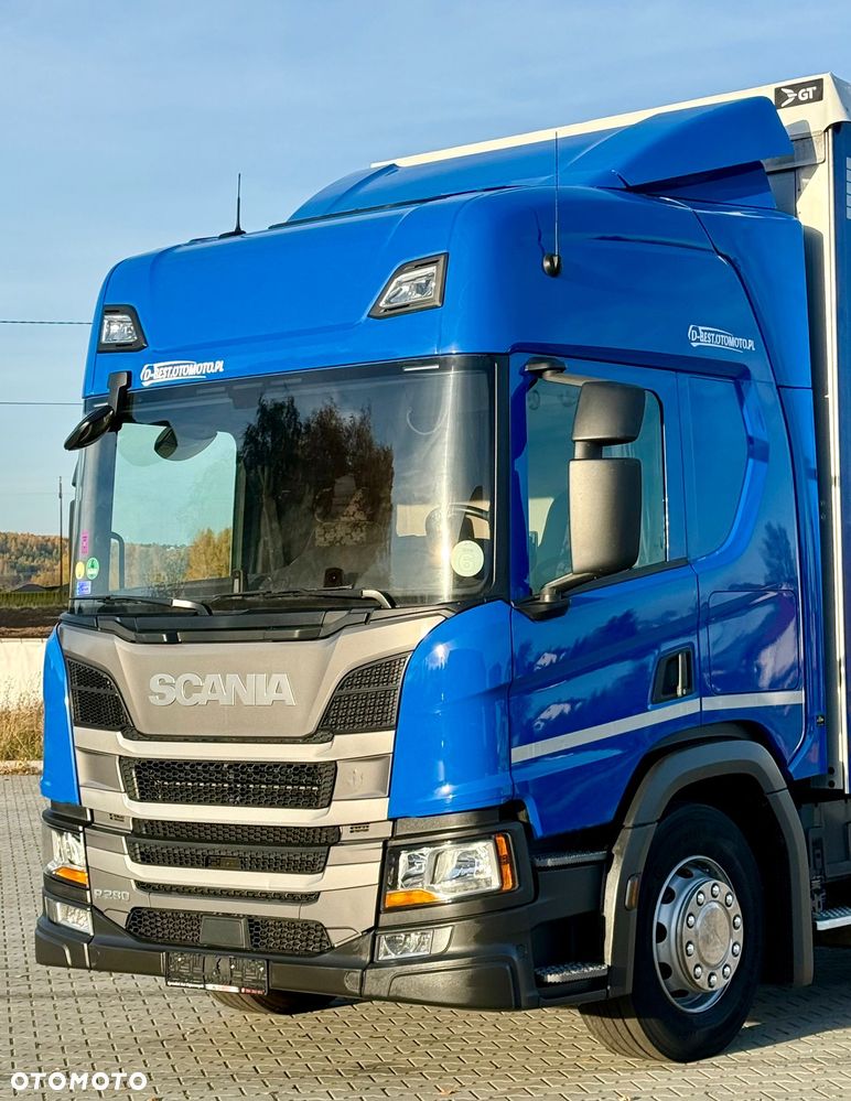Scania P280 / FIRANKA / 20 EUROPALET / 220 TYŚ KM / 2022 ROK / SYPIALKA / SILNIK 6 / JAK NOWY - 6